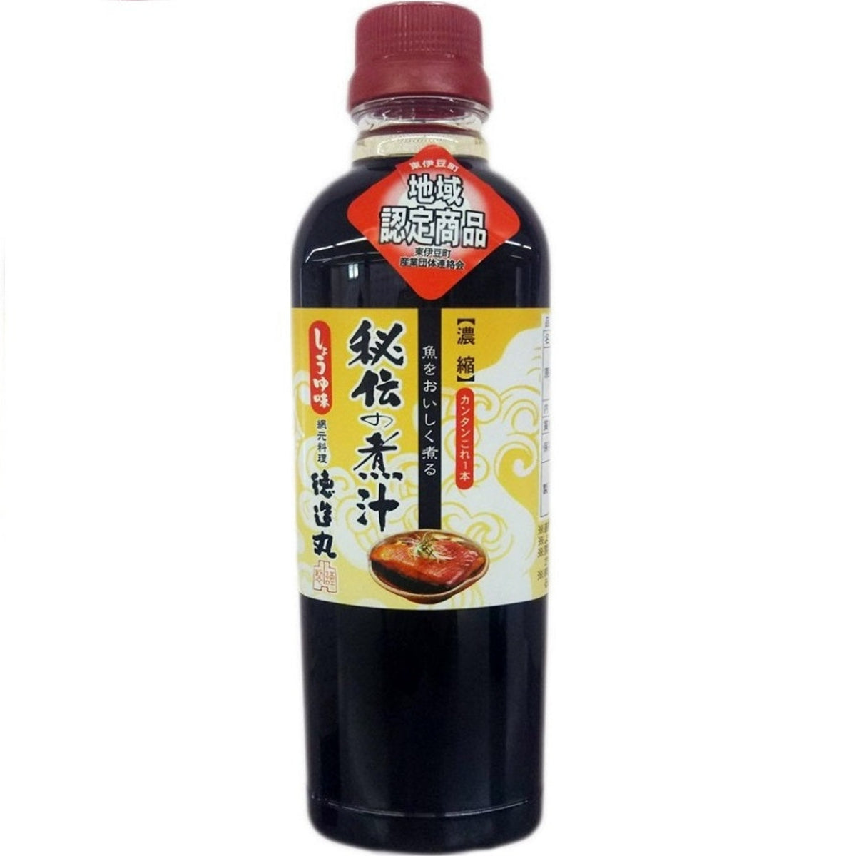 【TOKUZOMARU】Condiment for simmered fish "Soy sauce" - 秘伝の煮汁 しょうゆ - 500ml