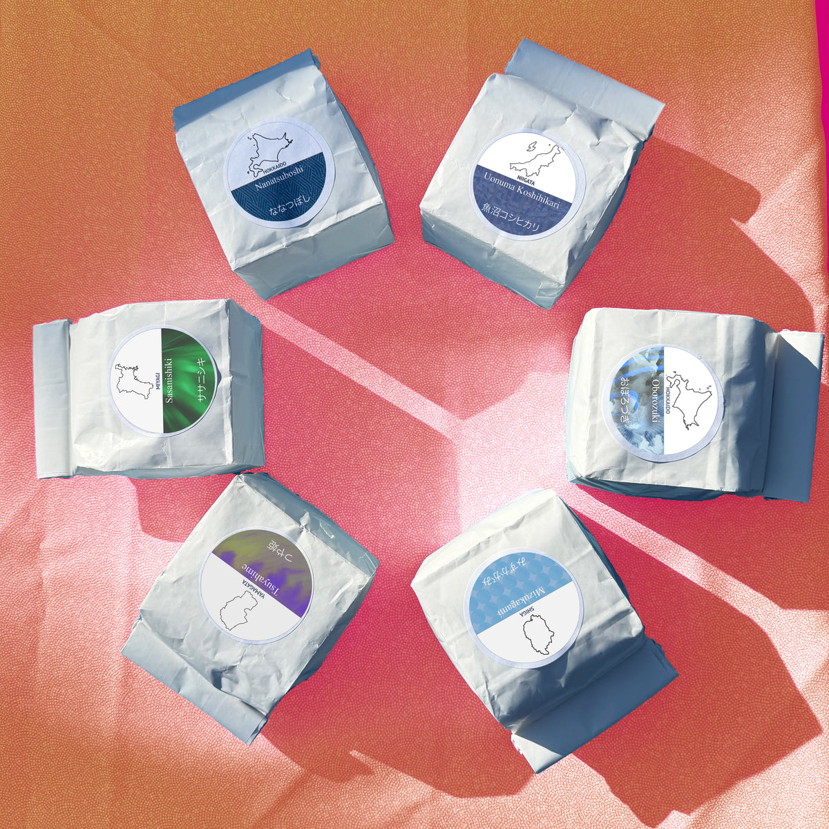 Taste of Japan: Premium Rice Set (6 Varieties)- 特選 : 6銘柄食べ比べプレミアムセット