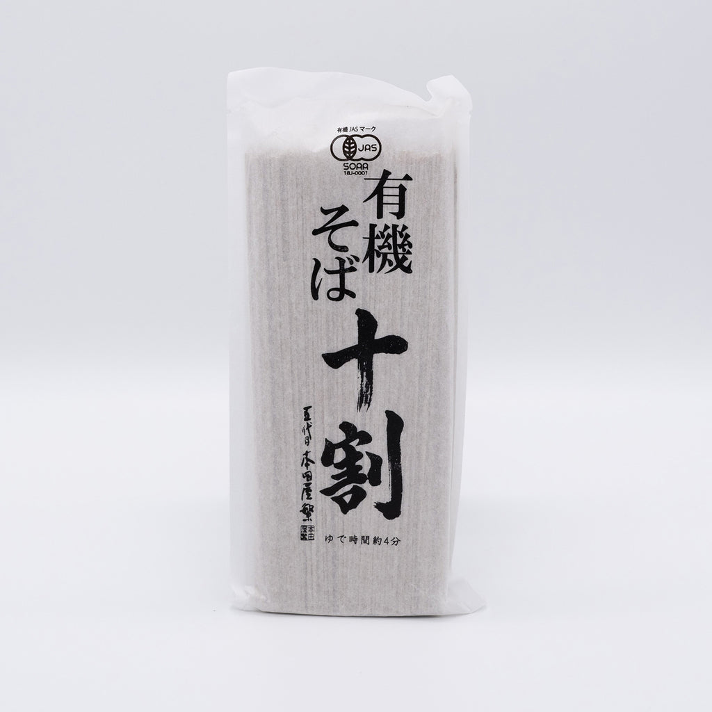 【HONDASHOTEN】Izumo soba noodles "Dried jyuwari soba" - 有機十割そば2人前 - 180g