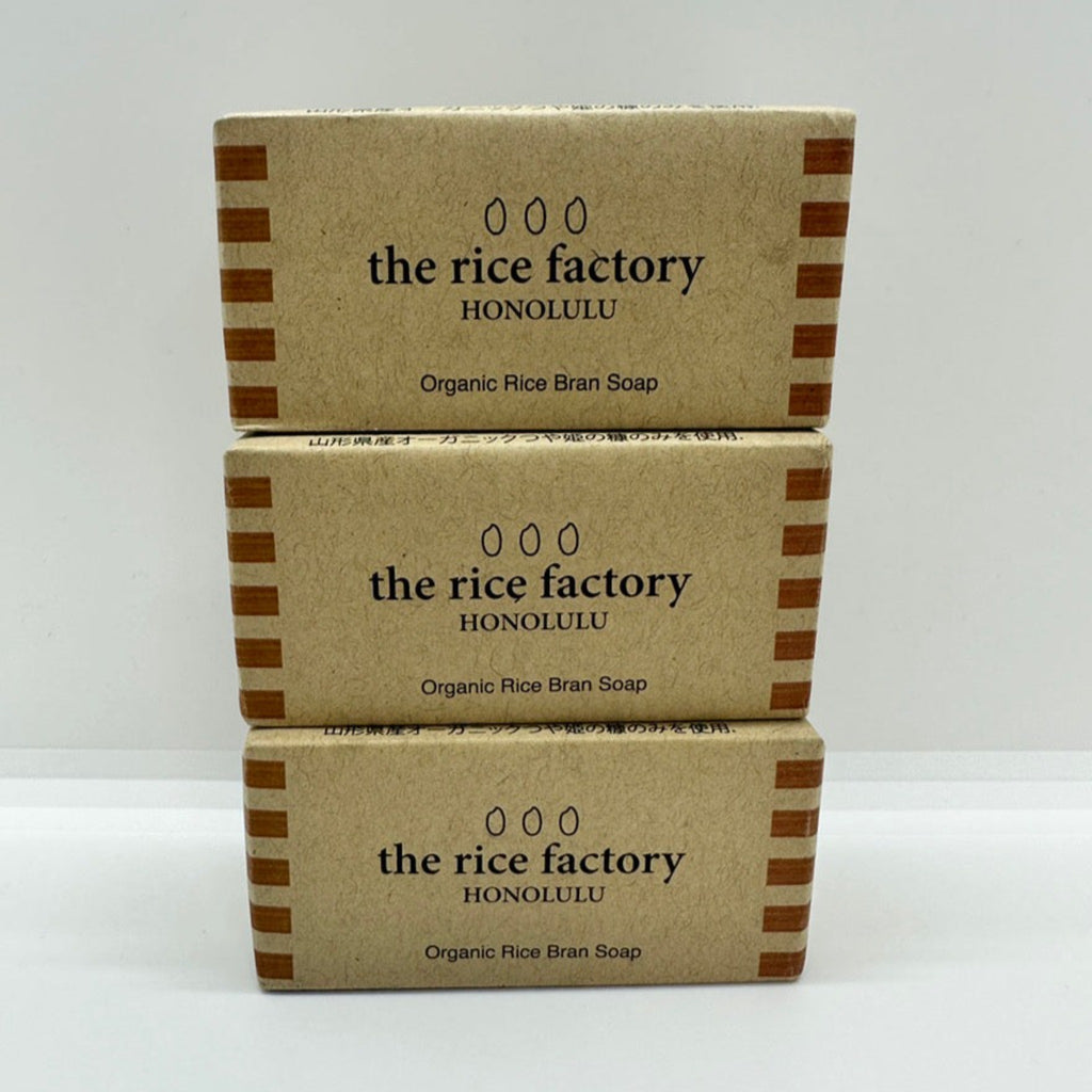【the rice factory】Organic rice bran soap - オリジナル米ぬか石鹸 - 5oz