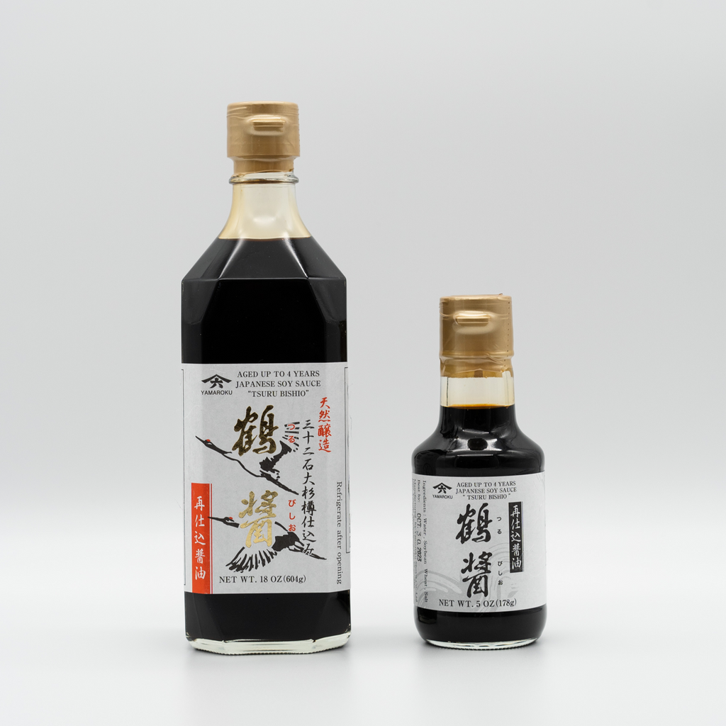 【YAMAROKU】Soy Sauce "Tsurubishio" 4 Years Aged -4年熟成二段仕込み醤油「鶴醤」-