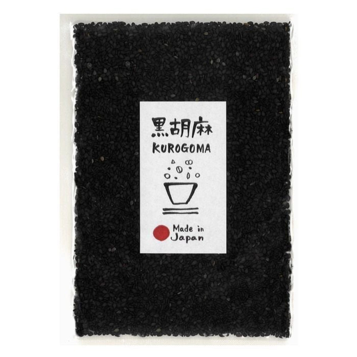 【MORIKA】Japanese black sesame seeds - 日本産洗い胡麻 黒 - 50g