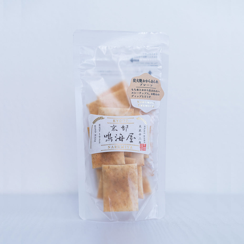 【Narumiya】Rice crackers "Okara & Plane" - おからあられプレーン - 35g