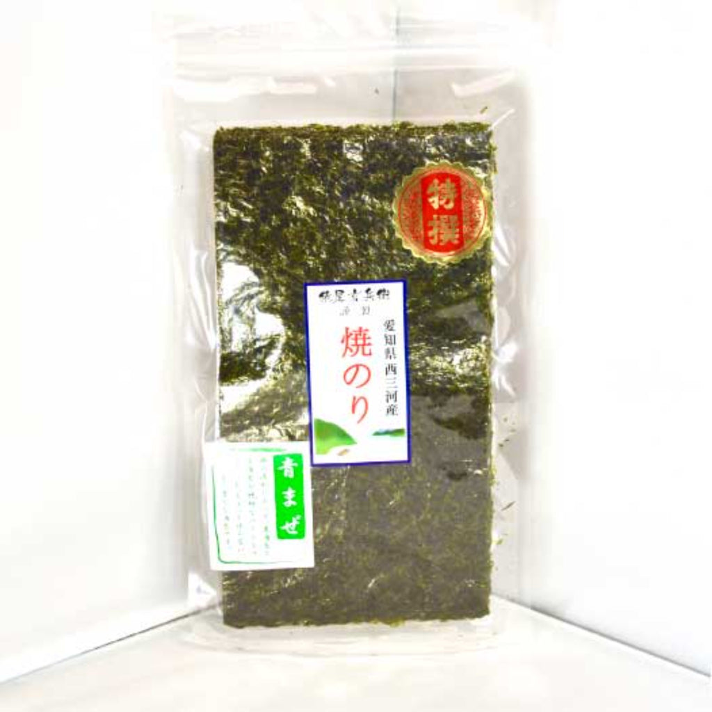 【TATEISHI】Seaweed -西三河産焼海苔 特選青混 2切10枚-