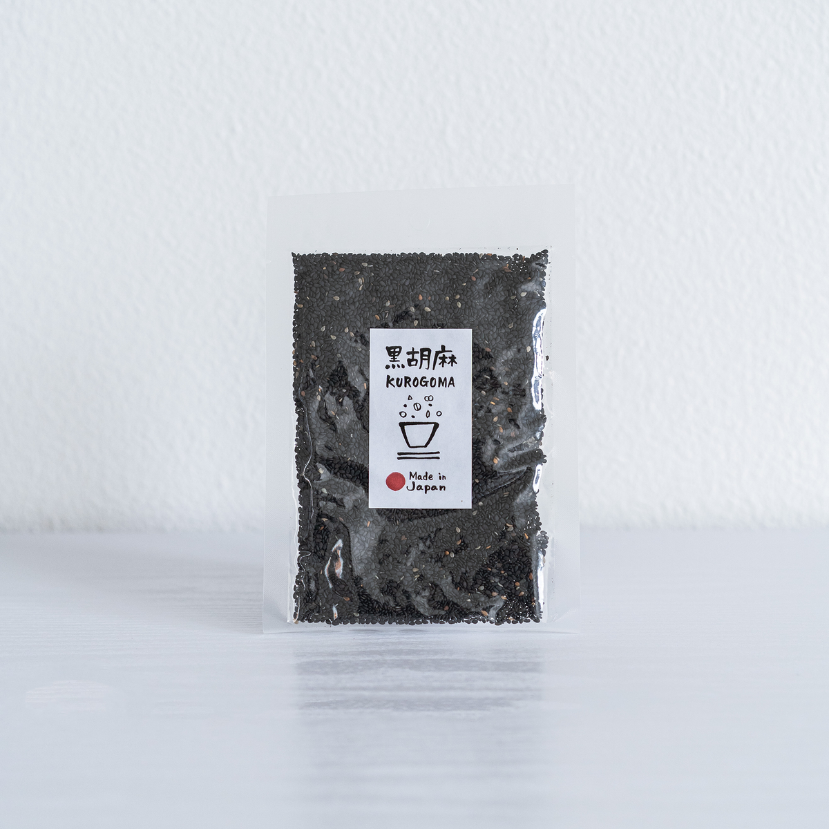 【MORIKA】Japanese black sesame seeds - 日本産洗い胡麻 黒 - 50g