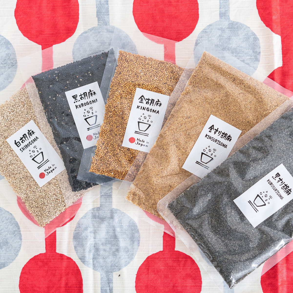 【MORIKA】Japanese white sesame seeds - 日本産洗い胡麻 白 - 50g