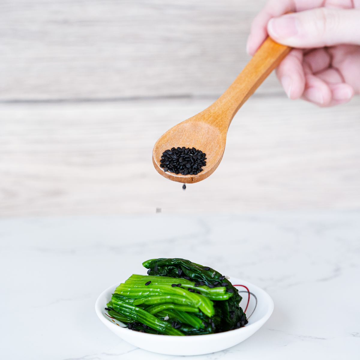 【MORIKA】Japanese black sesame seeds - 日本産洗い胡麻 黒 - 50g