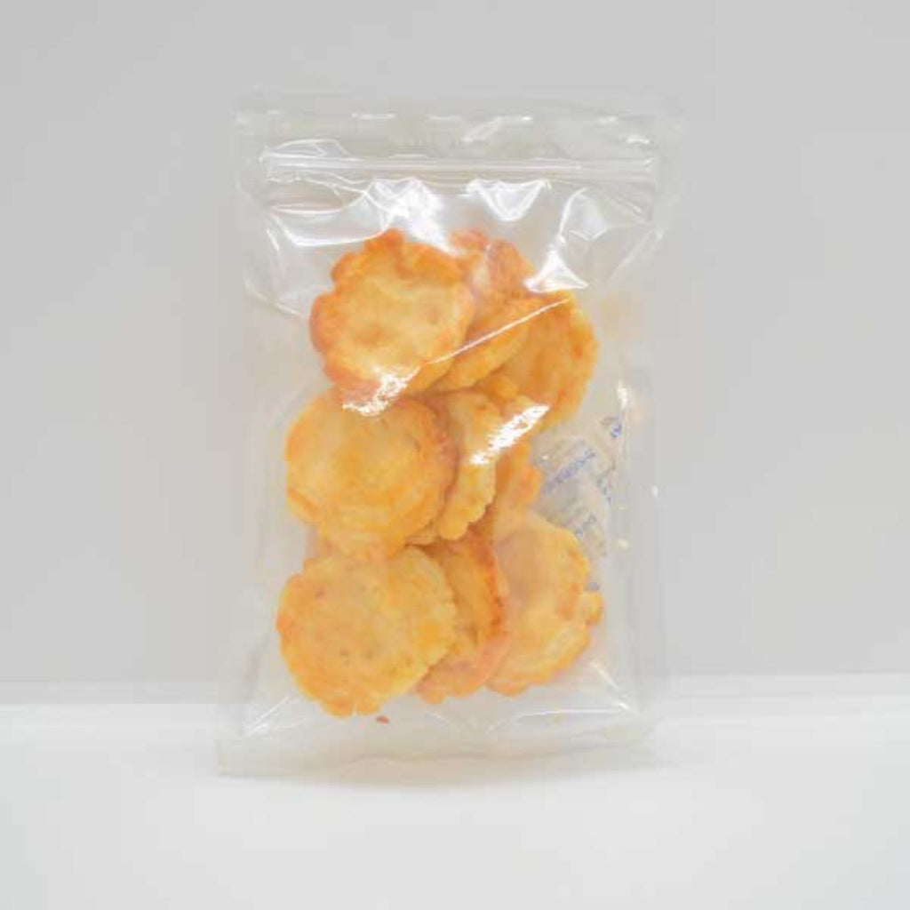 【TAKAMIOKAKI】Rice Cracker "Shrimp" Hand made【Additive-Free】-兵庫県家島産の海老おかき- 9pc