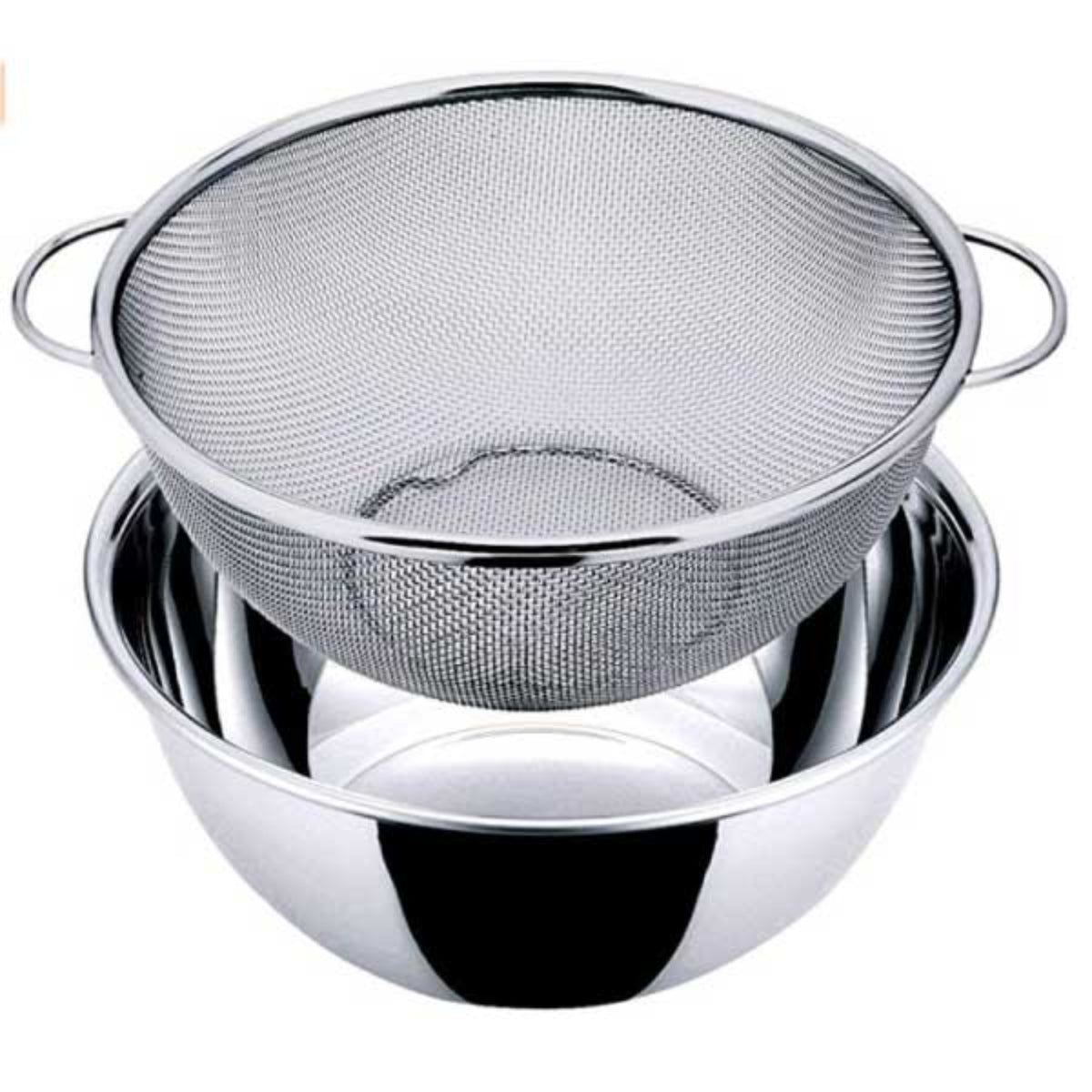 【NAGAO】Deep Bowl & Colander with Handle -深型ボール&取っ手付きザルセット-