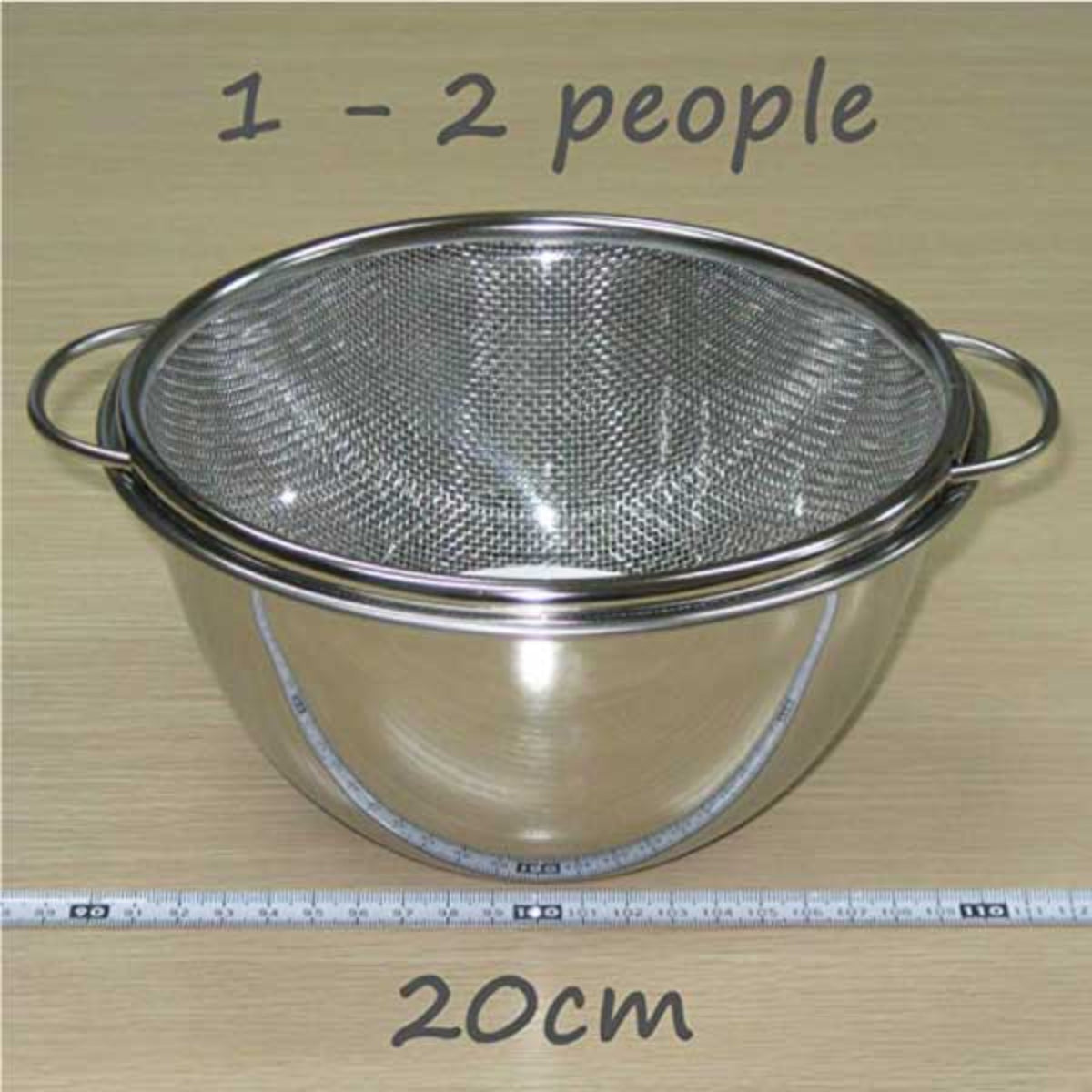 【NAGAO】Deep Bowl & Colander with Handle -深型ボール&取っ手付きザルセット-