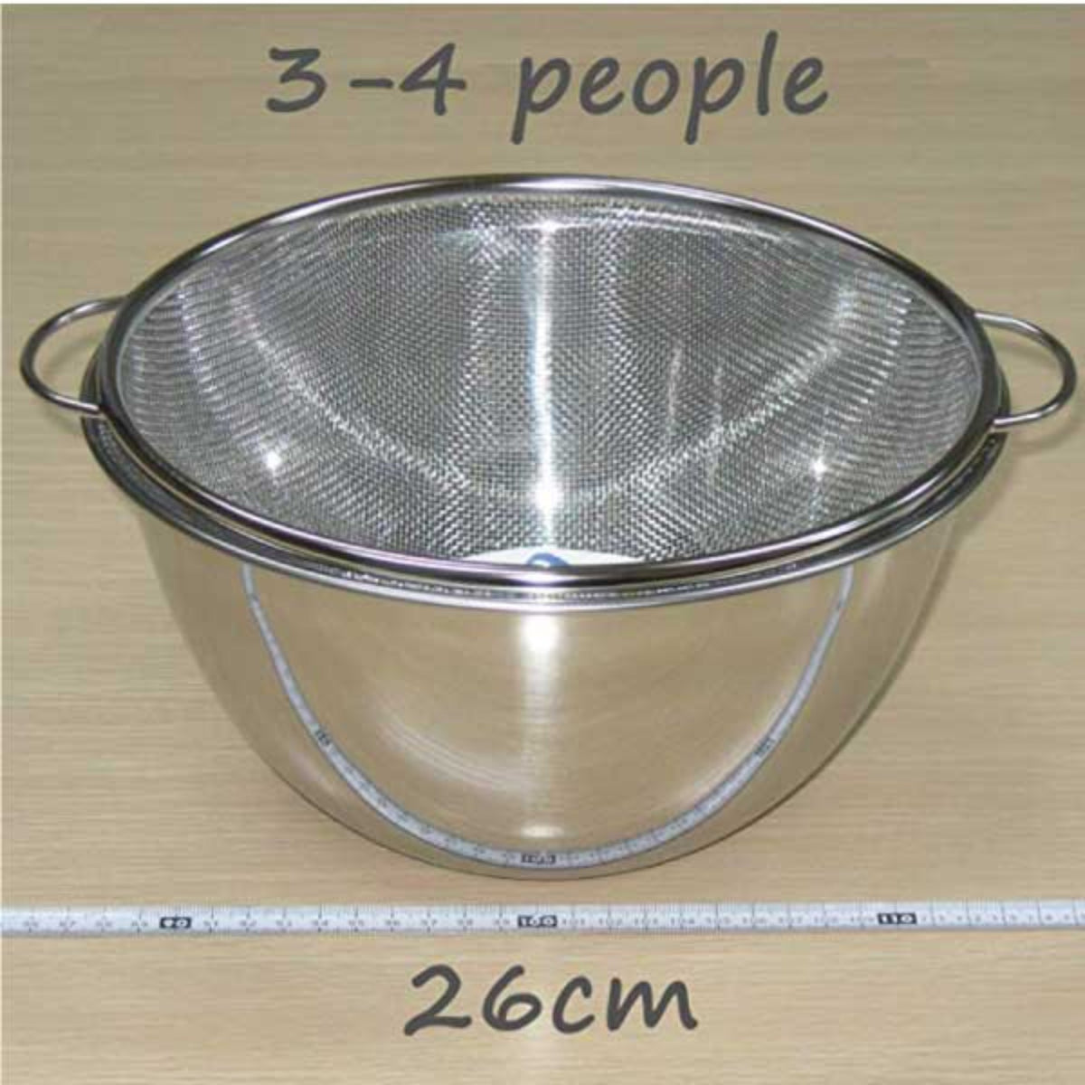【NAGAO】Deep Bowl & Colander with Handle -深型ボール&取っ手付きザルセット-