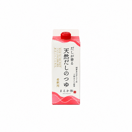 Natural Dashi Soup Base - ダシ香る天然だしのつゆ 500ml