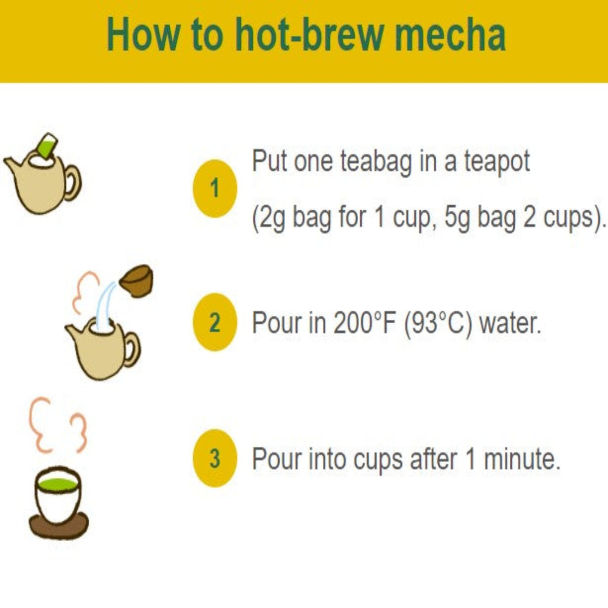 【JYUGETSUDO】Organic Mecha Tea Bags-有機芽茶ティーバッグ - 2g x 12