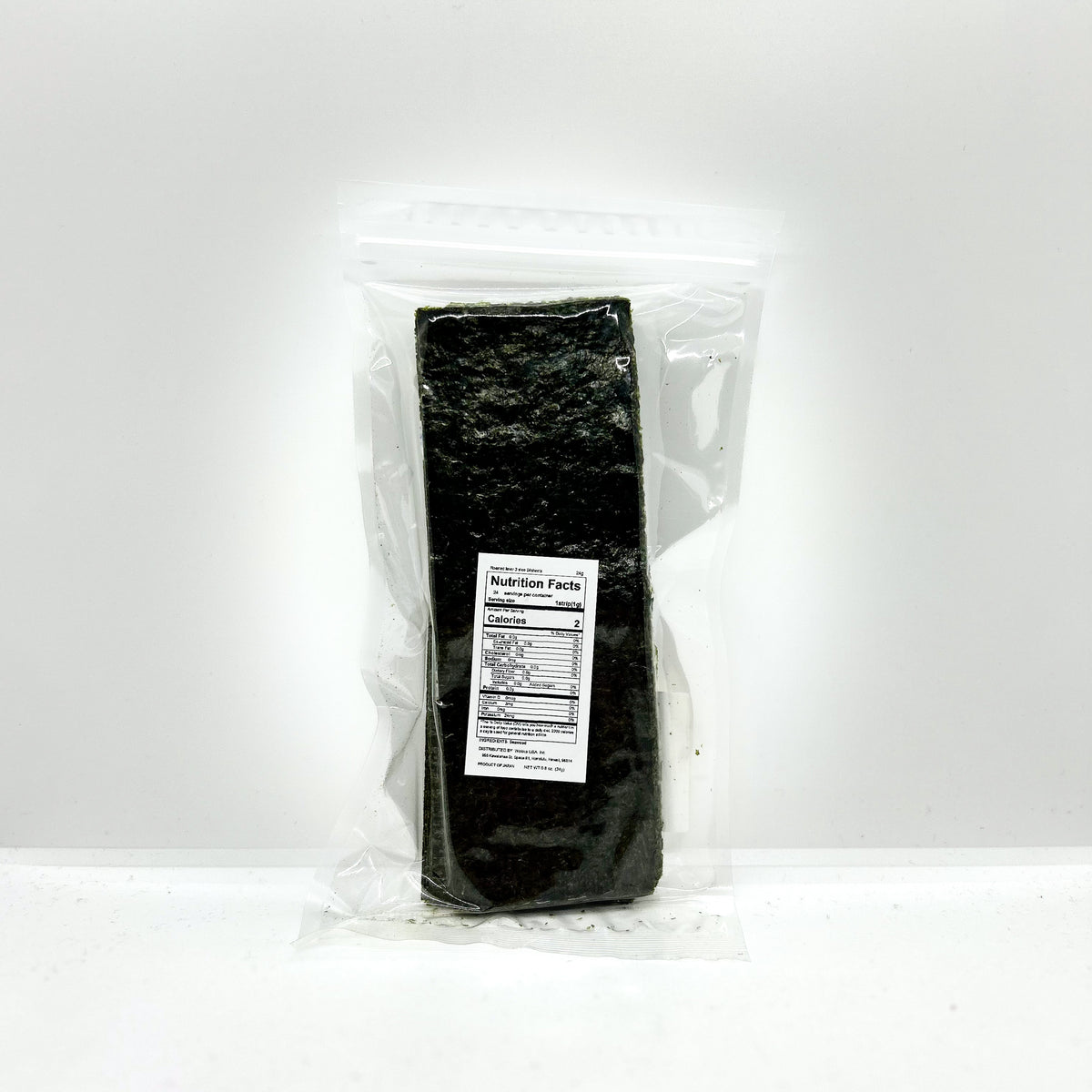 Roasted Seaweed Nori - 1/3 size - 24 sheets -鬼崎産焼海苔 3切24枚