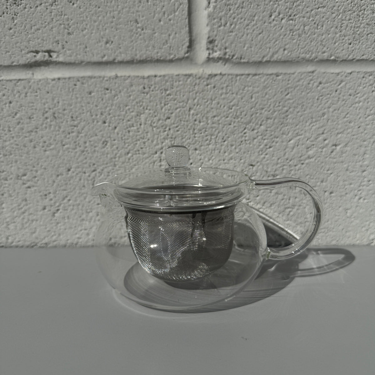 Cha Cha Kyusu "Maru" Heatproof Tea Pot -  茶茶・急須丸 - 耐熱ガラス