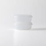 CLEAR Rice Container for Freezer 2 pcs -クリア冷凍ごはん容器 2個入り- Regular size