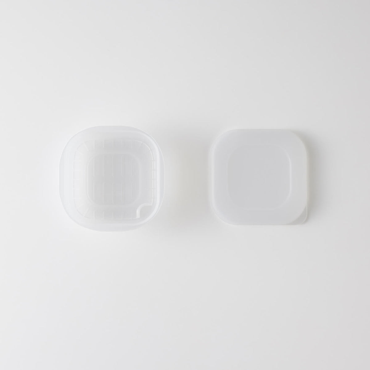 CLEAR Rice Container for Freezer 2 pcs -クリア冷凍ごはん容器 2個入り- Regular size