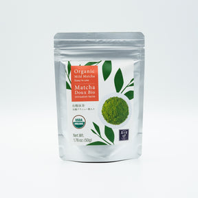 【JYUGETSUDO】Organic Matcha Sweetened with Organic Sugar  -有機抹茶(有機グラニュー糖入り) - 50g