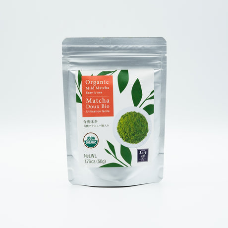 【JYUGETSUDO】Organic Matcha Sweetened with Organic Sugar  -有機抹茶(有機グラニュー糖入り) - 50g