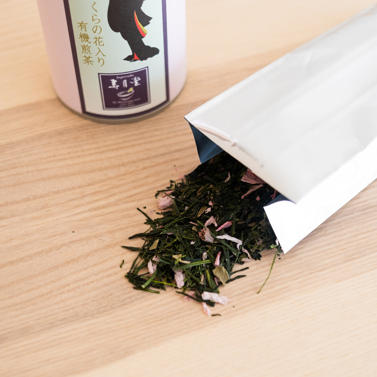 Organic Sakura Sencha -桜の花入り煎茶 - 40g