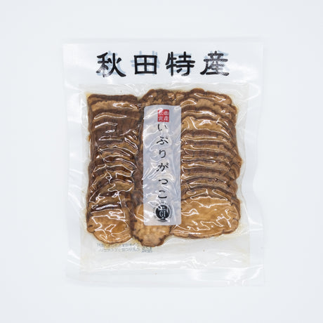 Smoked takuan sliced