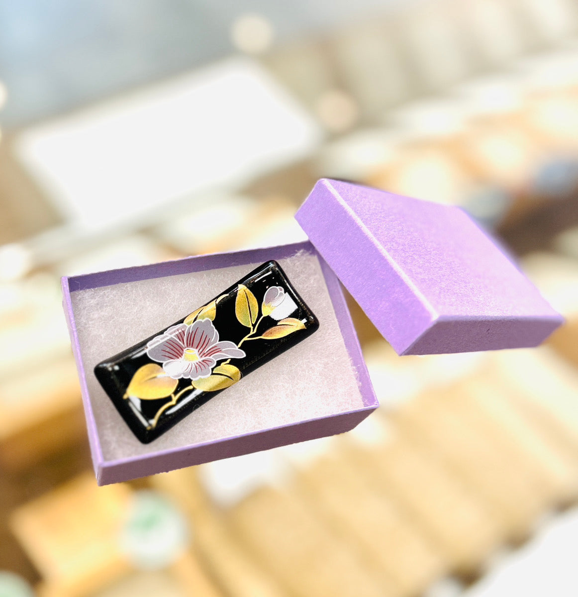 Chopstick Rest "Clematis Florida" -てっせん-