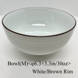 Bowls "HAKUSAN" -白山陶器 丼-
