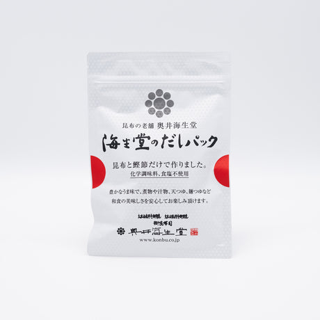 【OKUI KAISEIDO】Kelp and Bonito broth packets  - だしパック - 70g