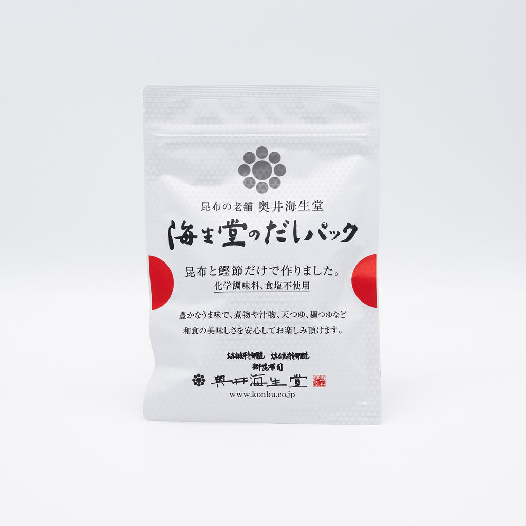 【OKUI KAISEIDO】Kelp and Bonito broth packets  - だしパック - 70g