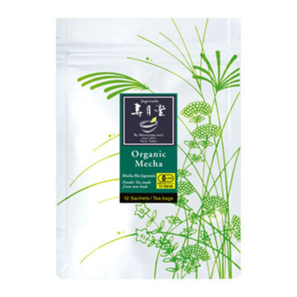 【JYUGETSUDO】Organic Mecha Tea Bags-有機芽茶ティーバッグ - 2g x 12
