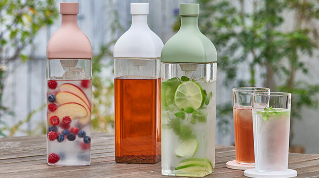Ka-ku Tea Bottle - 1200ml / 角ティーボトル - 水出し用 -