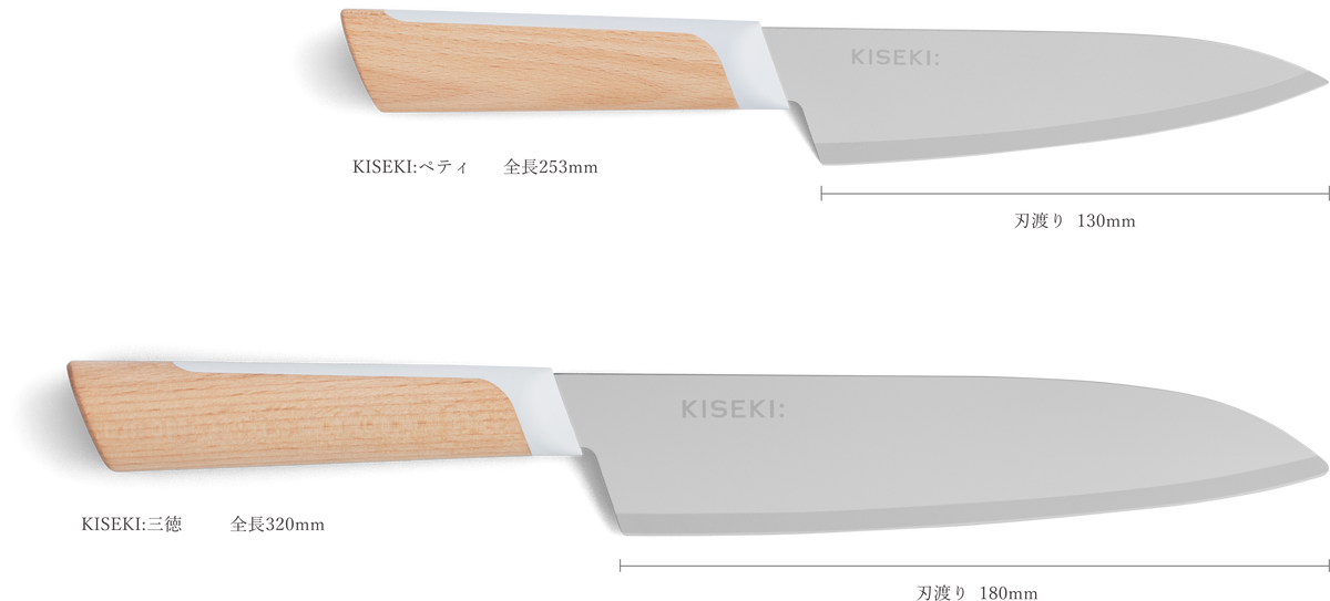 KISEKI Santoku Knife 180mm – 超硬合金包丁 KISEKI 三徳