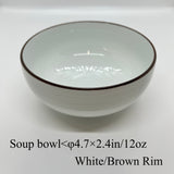 Bowls "HAKUSAN" -白山陶器 丼-