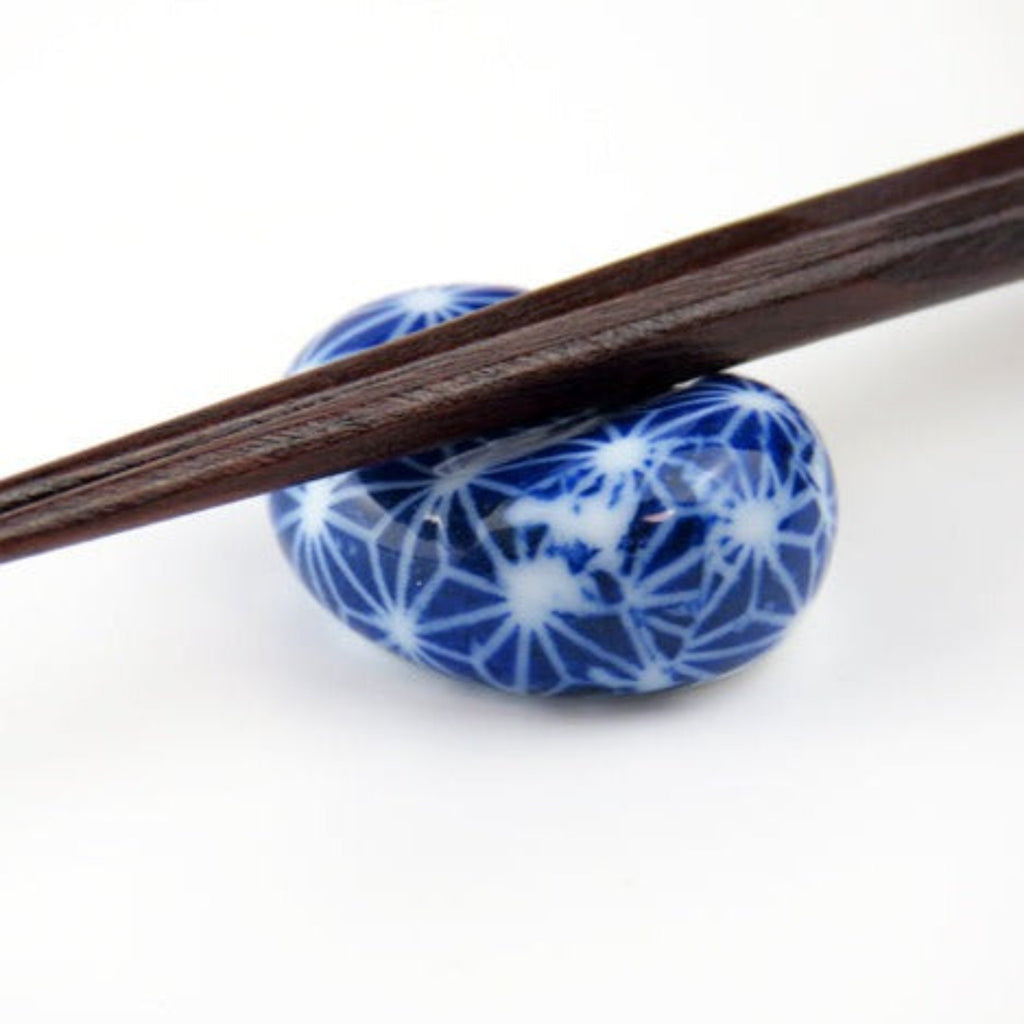 【HASHIKYU】Chopstick Rest "Adzuki bean hemp leaf" -小豆麻の葉箸置き-