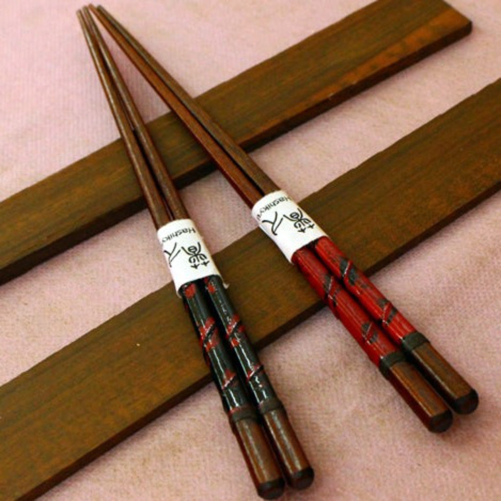 【HASHIKYU】Chopsticks  ”Spool of thread” -糸巻き　曙・根来-
