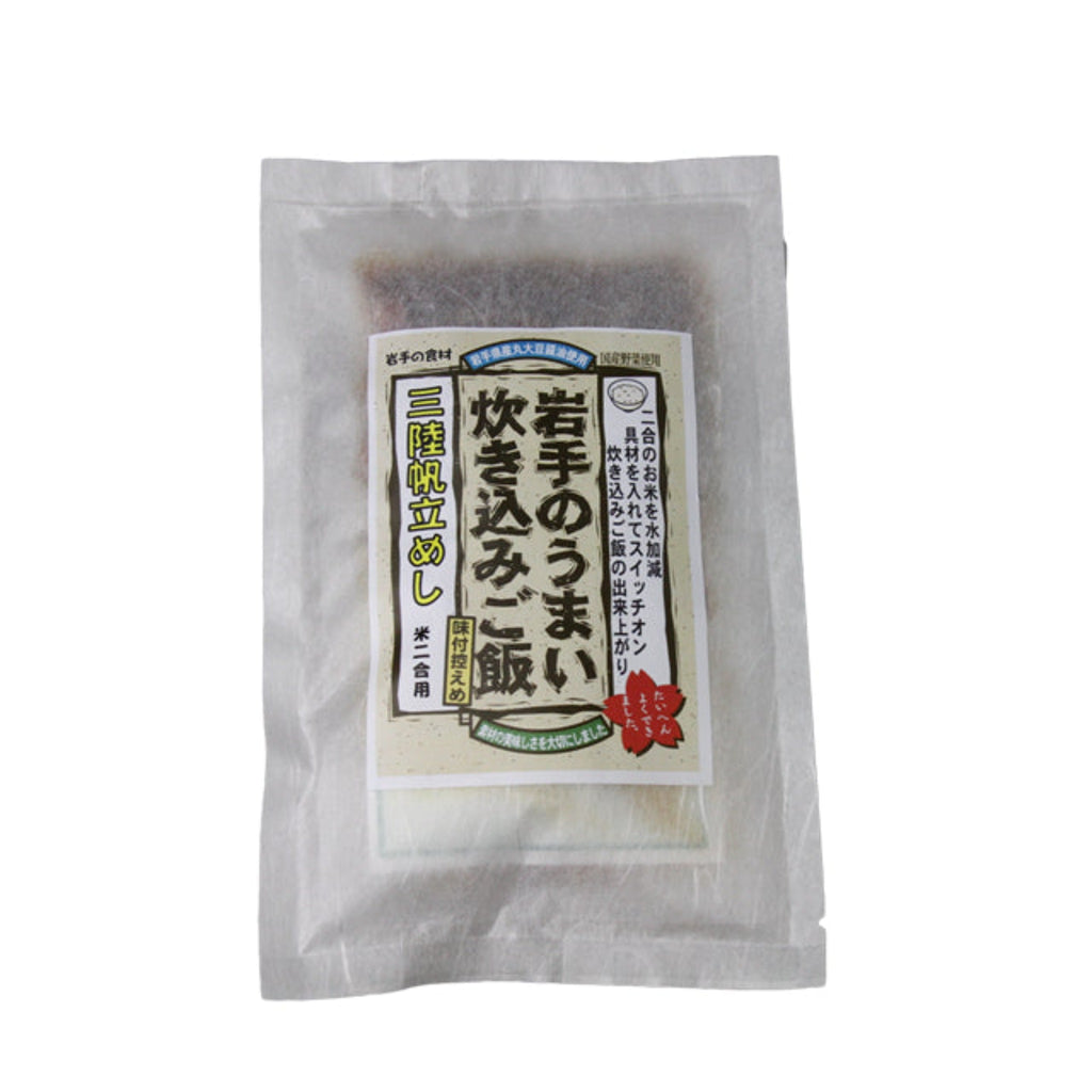 【TORIMOTO】Cook-with-Rice Seasoning "Sanriku seafood" -岩手のうまい炊き込みご飯 各種-