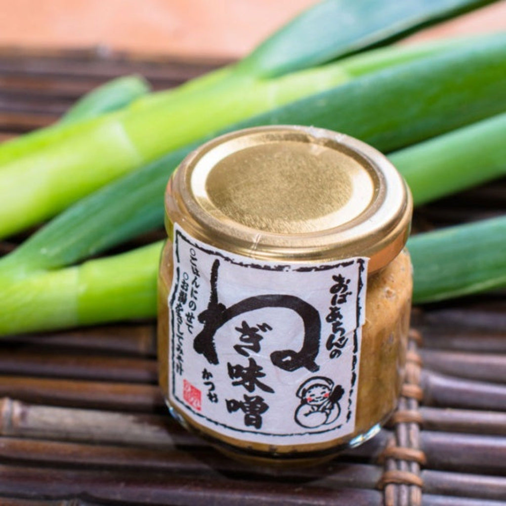 【KANEMOTO】Eatable Miso "Japanese Green Onions" -おかず味噌 ねぎみそ- 100g