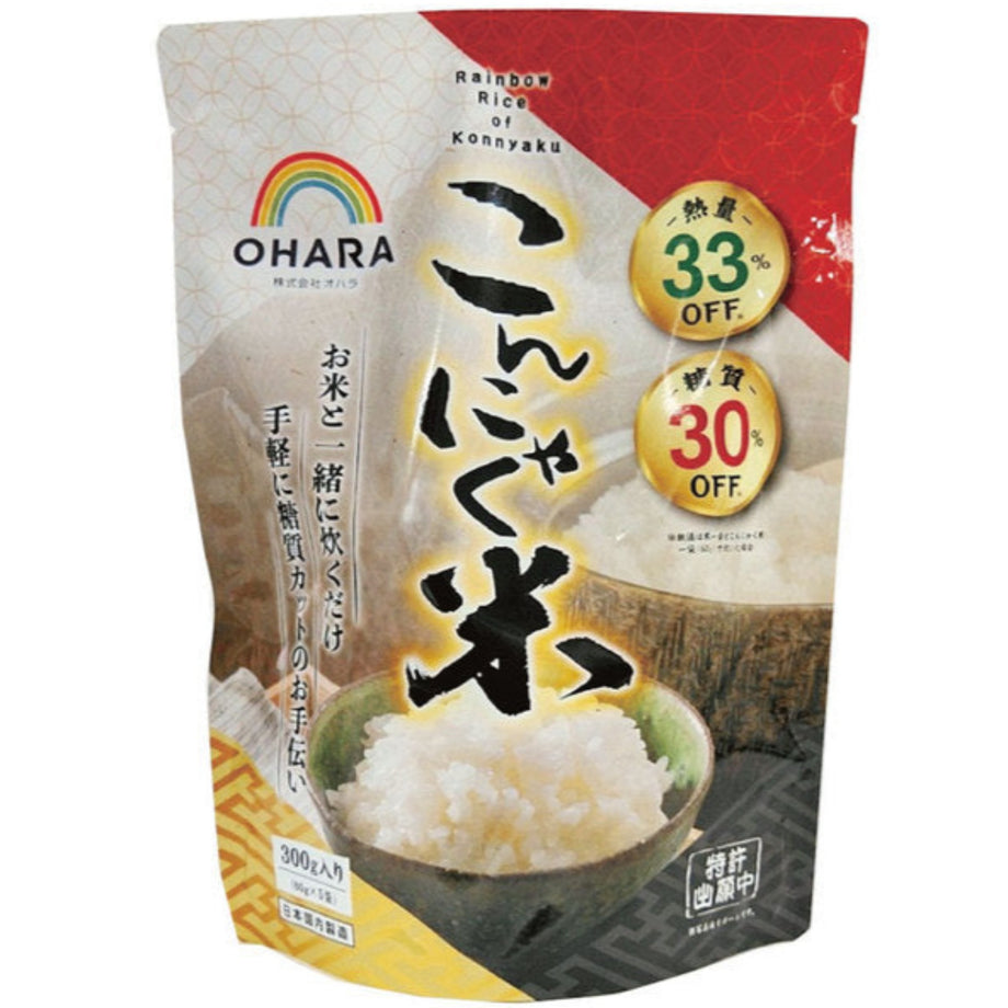 OHARA】Konjac rice - こんにゃく米 - 60g x 5bags – the rice factory 