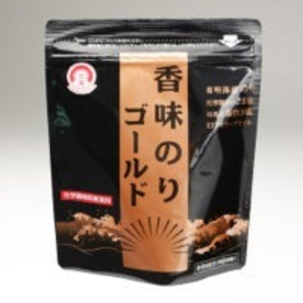 【KOUMI】Dried seaweed with olive oil and garlic flavor - 香味のりゴールド - 8切40枚