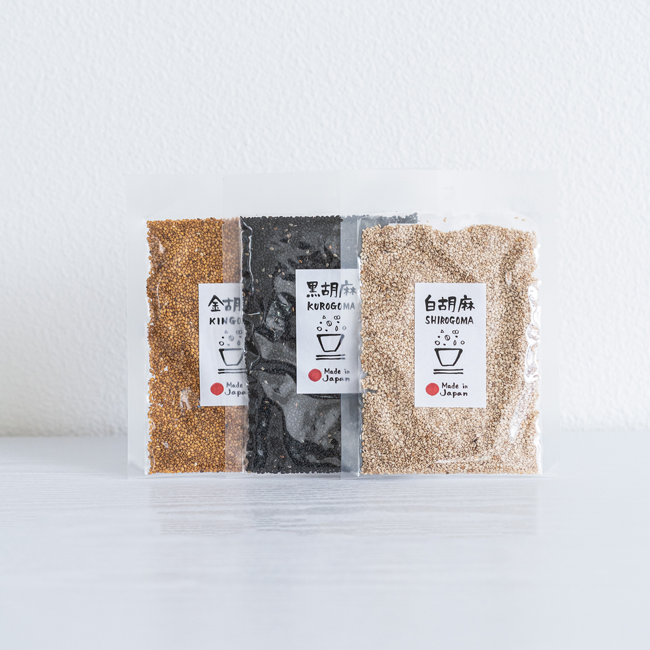 Japanese golden sesame seeds - 日本産洗い胡麻 金 - 50g – the rice