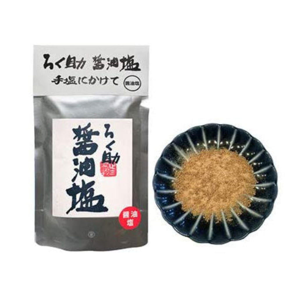 【ROKUSUKE】Dashi soy sauce salt - ろく助　醤油塩 - 100g