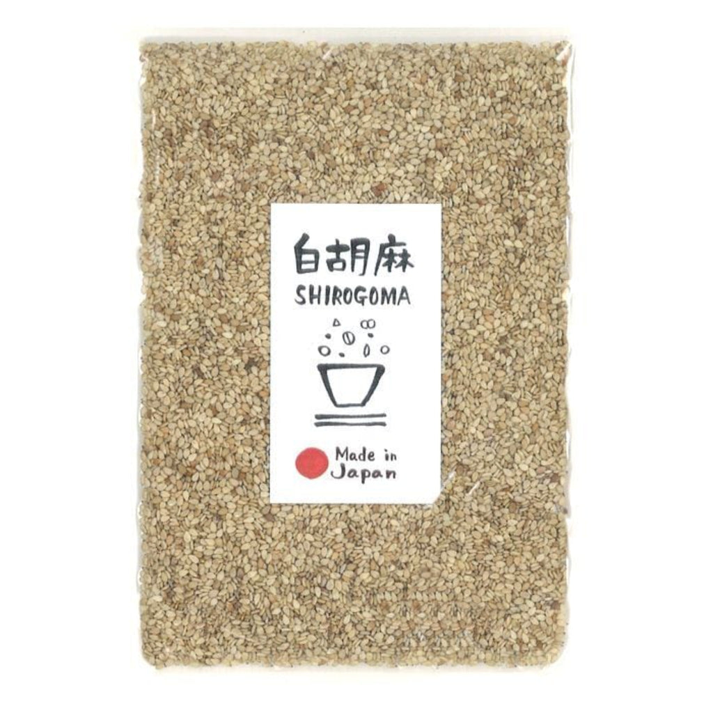 【MORIKA】Japanese white sesame seeds - 日本産洗い胡麻　白 - 50g
