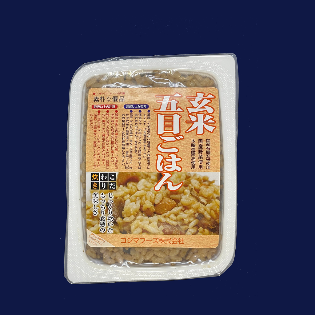 【KOJIMA】Retort Pack "Seasoned brown rice with vegetables" -玄米五目ごはん- 160g