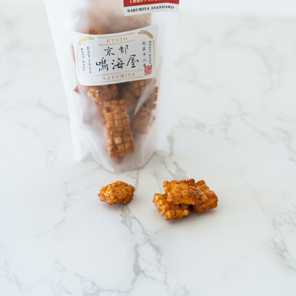 【Narumiya】Rice crackers "Japanese pepper" - 山椒おかき - 50g