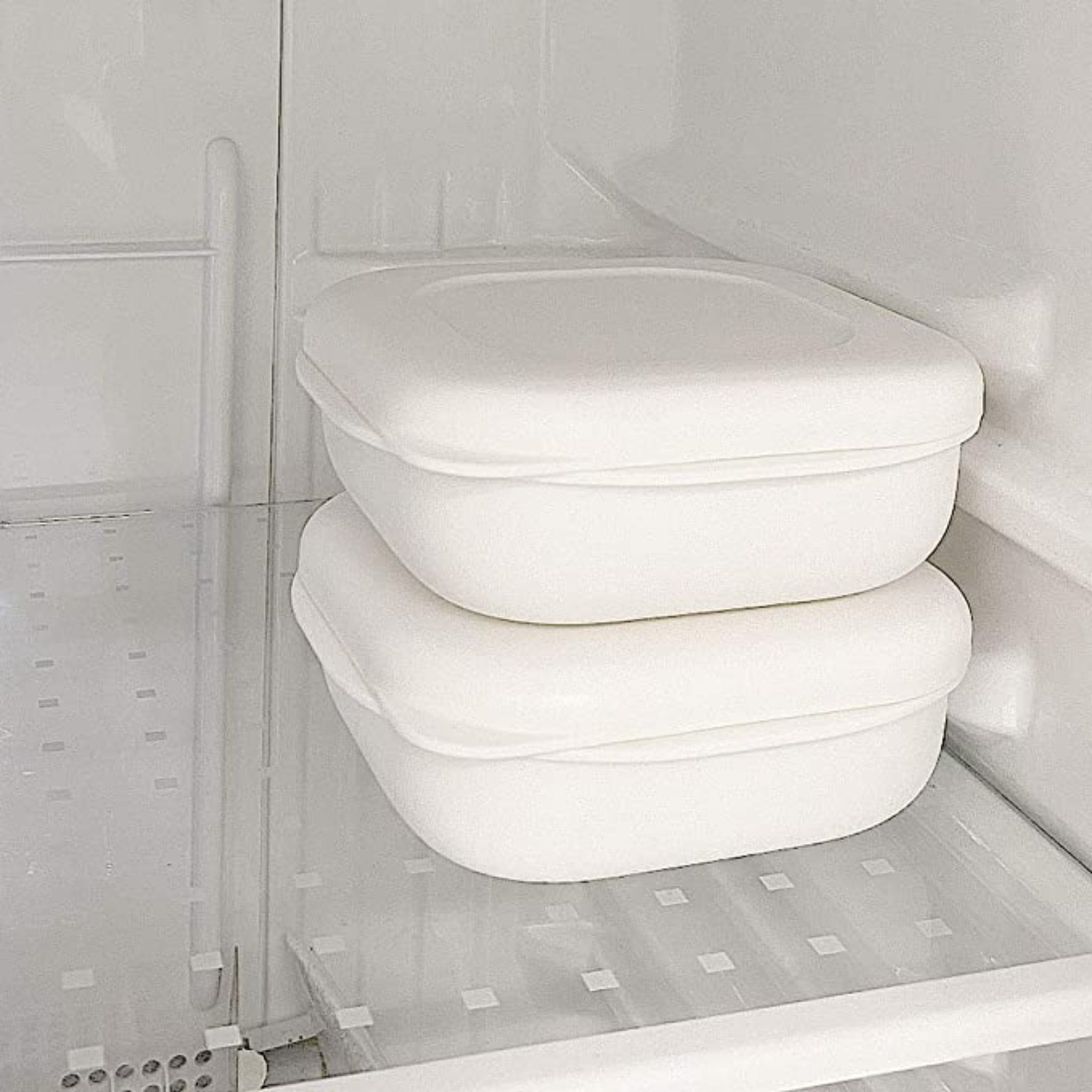 KEEPBOB 8 Piece Rice and food saving container/microwave safe/freezer  safe/BPA free (Large)