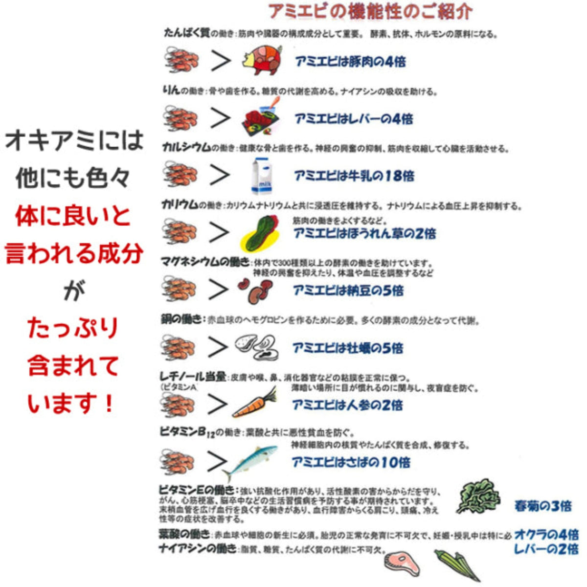 【KANEJO】Dried krill - 素干しあみえび - 50g