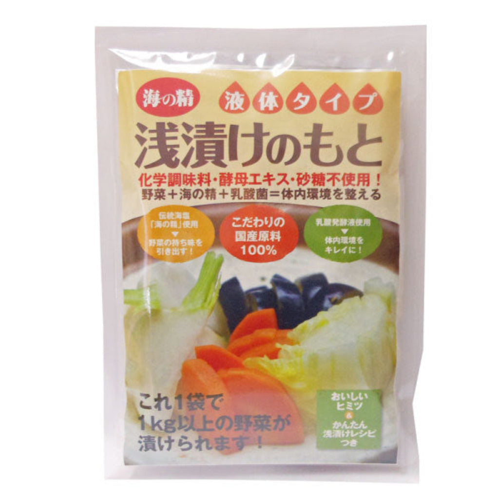 【UMINOSEI】Liquid for making lightly pickled vegetables -浅漬けの素- 10g x 10pc