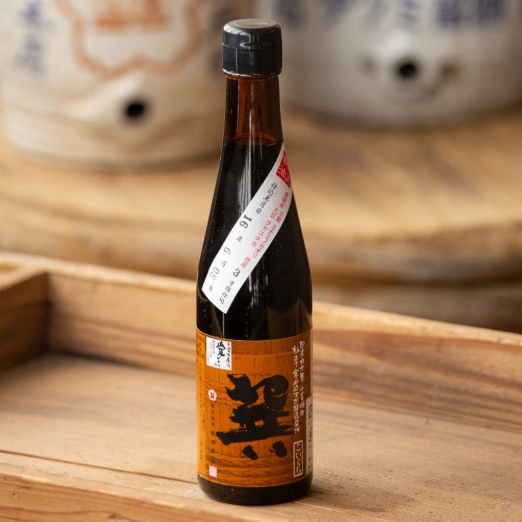 【TATSUMI】Naturally brewed round soy sauce, dark taste - 巽（たつみ）天然醸造丸大豆醤油 濃口 - 300ml