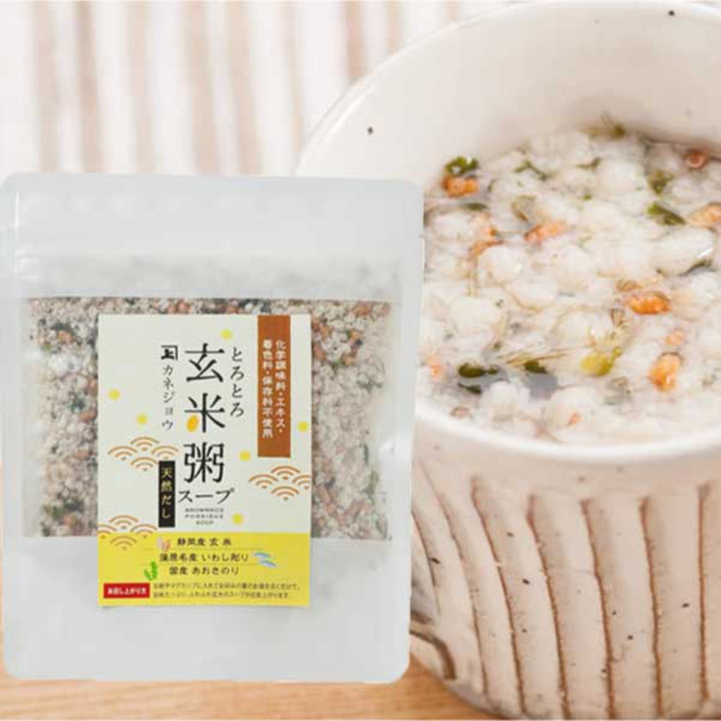 Natural soup stock brown rice porridge soup -天然だし 玄米粥スープ-60g