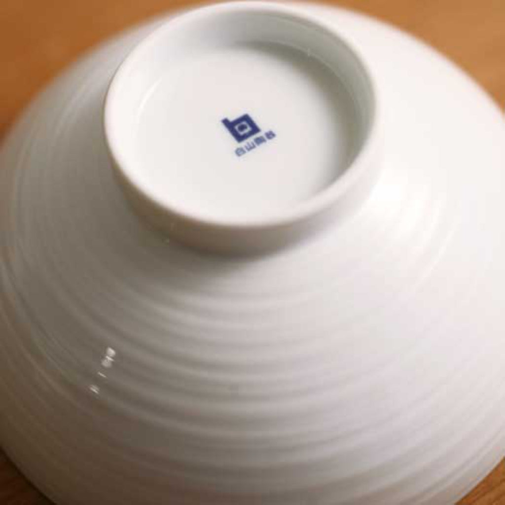 Rice bowl HAKUJI-SENDAN -白磁千段-2
